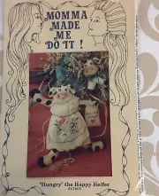 Vintage Heifer Cow Pattern 1989