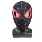 Spider Hero Mask Remote Control Movable Mechanical Eyes, Realistic Spider Super Hero Full Mask Moving Lenses Cosplay, Wearable Movie Prop Mask For Bir
