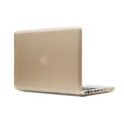Catzon Metallic Laptop Case for Apple MacBook Air Pro Retina 11 12 13 15 MacBook 15.4 13.3 12 11.6 inches-Gold
