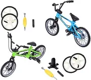 CVUTOVO 2sets Bike Model Tabletop Racing Toy for Boys and Girls Aluminum Alloy Design Engaging Educational Game to Finger Flexibility and Bike Knowledge
