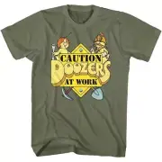 Fraggle Rock Caution Doozers At Work Men's T Shirt