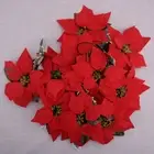 2M 10 LED Christmas Tree Poinsettia Fairy String Party Lights Lamp Xmas qm