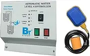 Blackt Electrotech Automatic Water Level Controller with Float Switch Sensor for Overhead Tank (Up to 2 HP Motor, White)