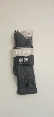 Hollow Crew Alpaca Socks 1 Pair Grey Size L NWT