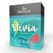 Stevia Packets - Zero Calorie Stevia Powder, No Bitter Aftertaste, Sugar Substi