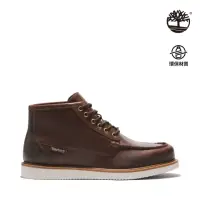 在飛比找momo購物網優惠-【Timberland】男款深棕色全粒面皮革中筒休閒靴(A6