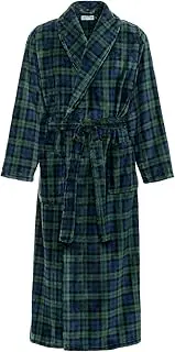 [Alexander Del Rossa] Long Mens Robe, Full Length Big and Tall Bathrobe for Men, Mens Bath Robes