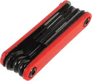 1 Set Folding Inner Hexagon Wrench Set Portable Key Wrenches for Home and Bike Repair Multi Purpose Tool for Tightening Screws and Adjusting Bolts Durable Construction Hand Tool
