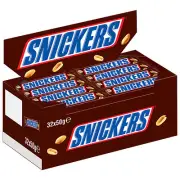 1 BIG BOX Snickers 32 x 50g BARS CHOCOLATE NEW from Germany