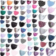MASKiT Washable Face Mask + 3x PM2.5 Free Filters! Reusable Travel Safe Fabric
