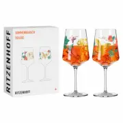Ritzenhoff aperitif glass set of 2 Summer Rush Deluxe 023 024, crystal glass ...