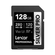 Lexar 128GB Professional SILVER PRO SDXC UHS-II Card