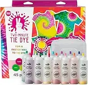 Tulip One-Step Tie-Dye Kit Tulip Two Kit, Fast & Easy 2 Minute Tie Dye, Fast Crafts, Party Supplies, 14 Bright Colors
