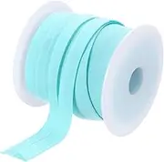 uxcell 1 Inch Single Fold Bias Tape Polyester Continuous Bulk Bias Tape for Sewing, Seaming Quilting Hemming Binding Crafts (Lake Blue 25 Yards)