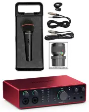 Focusrite SCARLETT 16I16 4G 4th Gen 24-bit 192 kHz Audio Recording Interface+Mic