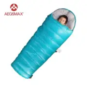AEGISMAX KID Children Envelope&Hood Ultralight 95% White Goose Down Sleeping Bag