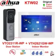 Dahua Video Intercom Kit VTO2311R-WP Door Station VTH2621GW-WP Monitor WiFi PoE