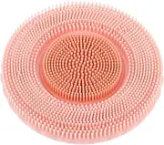 Ipetboom Silicone Face Scrubber Dual Function Facial Cleansing Brush for Girls Soft Exfoliator for Skin Care
