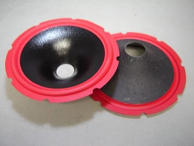 Pair 12" Paper Speaker Cones -- Recone Parts -- 1231