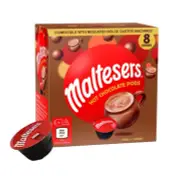 NESCAFE DOLCE GUSTO - MALTESERS HOT CHOCOLATE CAPSULES - 8 PODS = 8 CUPS MILKY