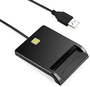USB Smart Card Reader Common Access CAC ID IC ATM Bank Card Cloner Connector