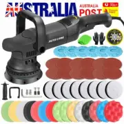 Power Buffer Polisher Dual Action/DA Machine Variable Speed 150mm Polishing Pads