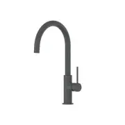 Greens Maci Gooseneck Sink Mixer-Gun Metal-21202549