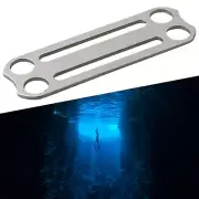 Scuba Dive Weight Belt Accessory Stainless Steel Retainer with Attached D Ring