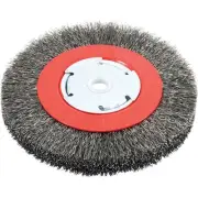 Forney 6 In. Crimped, Coarse .012 In. Bench Grinder Wire Wheel 72750 Forney
