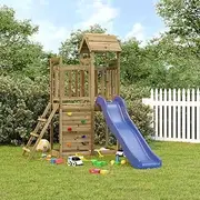 Outdoor Playset Impregnated Wood Pine,Swing Sets & Playsets 38.98KG-3155890