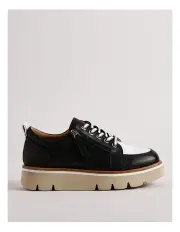 [Zazou] Lucy Sneaker in Black/White Leather