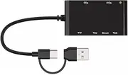Snblzhef USB C USB 3.0 Multi Card Reader 6 in 1 Smart/MS/M2/TF/SIM/SD Picture Card Reader Emory Stick Pro Duo Adapter