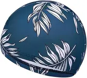 Swimming Hat for Women, Quick Dry Breathable Unisex Swimming Hat, Printed Fabric Swimming Hat, Quick Dry Breathable Fashionable Adult Men and Women Adult Fabric Cap