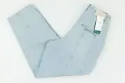 Closed Women's Jeans Bella W28 Blue Light Blue Stonewashed Pleat Carrot New