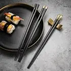 Home Hotel Restaurant Kitchen Tool Tableware Alloy Chopsticks Sushi Chopsticks