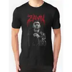 ZAYN MALIK BAND TEE 男士 T 恤黑色短袖新款時尚 T 恤男士服裝趣味圖片灰色風格