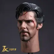 1:6 Doctor Strange Benedict Cumberbatch Injured Version Head Sculpt Model Toys