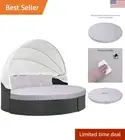 Outdoor Daybed Cushion Cover, 66" Replacement Daybed Cover with Elastic Band,...