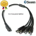 Swann 1 to 4 Way Power Cable Splitter Multiplier CCTV Security Cameras