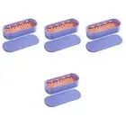 4 Pieces Makeup Brush Storage Box Automatic Sponge Cleaner Scrub