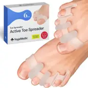 Toe Spacers Toe Separators for Overlapping Toes 4 Pcs- Improved Silicone Buni...