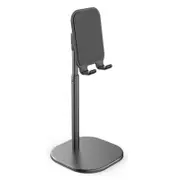 Cell Phone Stand, Fully Foldable, Adjustable Desktop Phone Holder Cradle Dock- Black