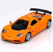 TOKAXI 1/36 Scale Mclaren F1 Diecast Cars Models,Pull Back Vehicles Mclaren Toy Cars,Cars Gifts for Boys Girls Orange