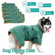 Dog Bathrobe Towel Soft Comfotable Bath Robe Pet Absorbent Drying Coat Jacket