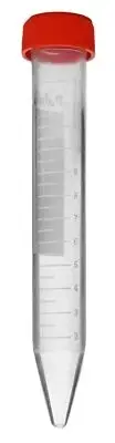 Eisco Labs 15ml Centrifuge Tube with Screw Cap - Polypropylene Plastic