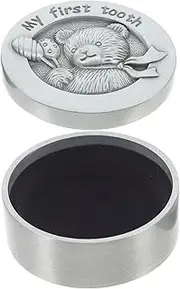 Kisangel First Tooth Keepsake Box Tooth Collection Holder for Shower Durable Reusable Design with Sealing for Storing and Childhood Memories