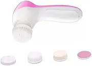 Ipetboom Electric Facial Cleansing Brush Handheld Skin Brush 5 Replaceable Heads Deep Women