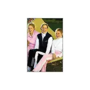 TuffRider Tuffrider Cotton Lounge Pants Pink/White Xl Ladies