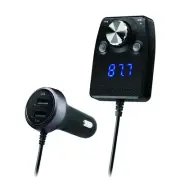 Audio Technica AT-FMR5BT MIC BK Bluetooth FM Transmitter Hands-free Function Sep