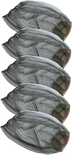 5Pcs Head Net Mosquito Face Protection Netting for Outdoor Fishing Hiking Camping Fine Mesh for Insect Bite Prevention Elastic Neck Design Lightweight Comfortable